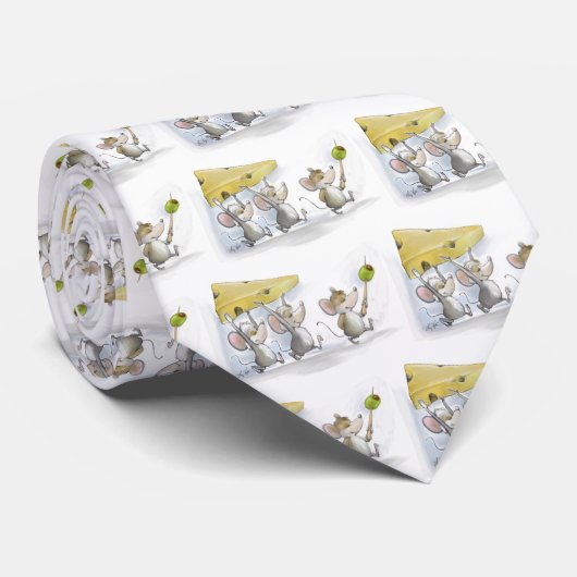 Stropdas op de kazen (met olijven) (Opgerold)