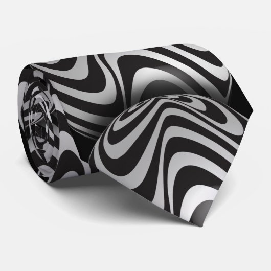 Stropdas Optica via vormen (Opgerold)