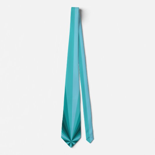 Stropdas optische illusie Aqua Mannen (Voorkant)