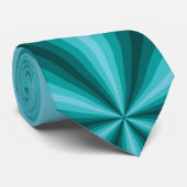 Stropdas optische illusie Aqua Mannen (Opgerold)