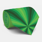 Stropdas optische illusie groene Mannen (Opgerold)