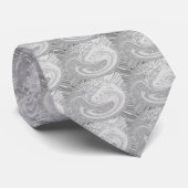 Stropdas orkaan - wit (Opgerold)