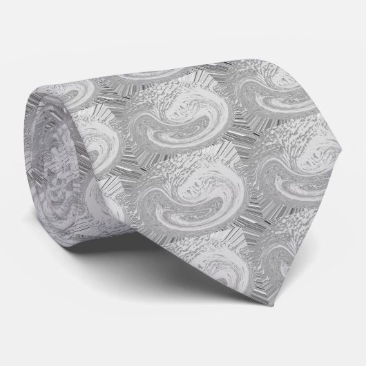 Stropdas orkaan - wit (Opgerold)