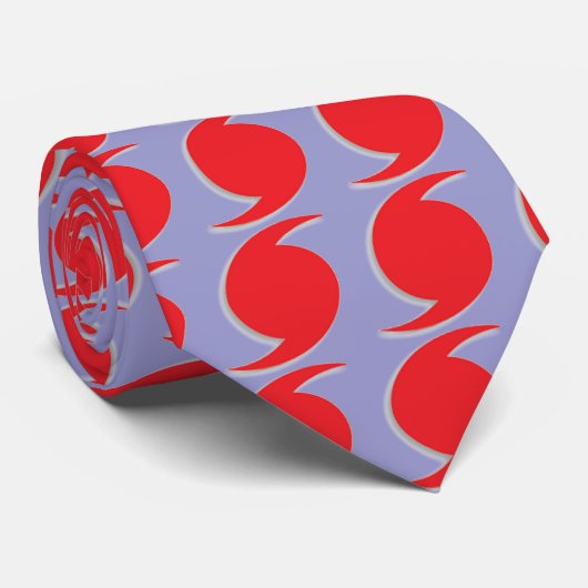 Stropdas orkaanpictogram (Opgerold)