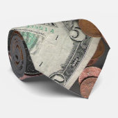 Stropdas oude munten (Opgerold)