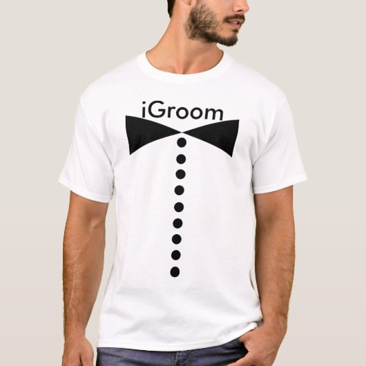 Stropdas overhemd t-shirt (Voorkant)