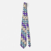 Stropdas Overlappende afgebeelde cirkels (Voorkant)