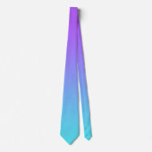 Stropdas Paars en Turquoise (Voorkant)