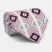Stropdas Paarse Diamond Designer Mannen (Opgerold)