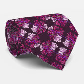 Stropdas Paarse Oceaan Mermaid (Opgerold)