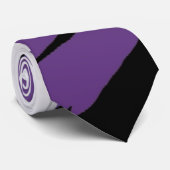 Stropdas Paarse tijgerstreep (Opgerold)