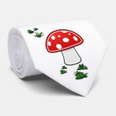 Stropdas paddenstoelen (Opgerold)