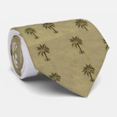 Stropdas palmbomen (Opgerold)