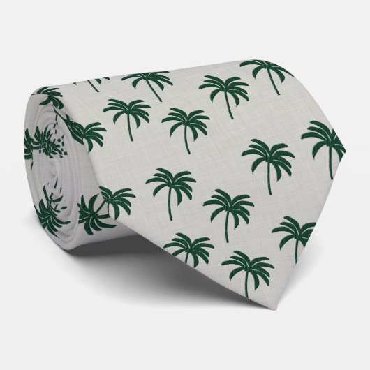 Stropdas palmbomen (Opgerold)