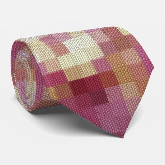 Stropdas patchwork (Opgerold)