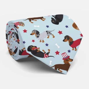 Stropdas Patriotic Dachshund