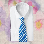 Stropdas Patriottisch Griekenland, Griekse vlag<br><div class="desc">Stropdas: Patriottische Griekse vlaggen mode en Griekse bedrijfsontwerp - liefde voor mijn land,  kantoor,  reizen,  nationale patriotten/sportfans</div>
