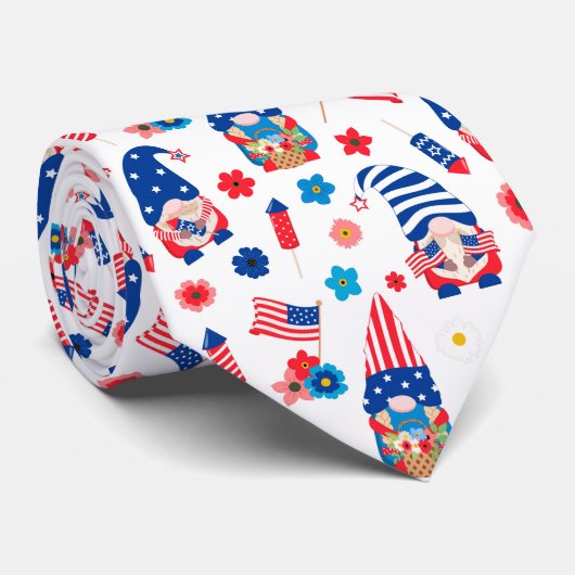 Stropdas patriottische gnomen (Opgerold)