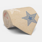 Stropdas patriottische sterren (Opgerold)