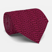 Stropdas Peacock - Maroon (Opgerold)