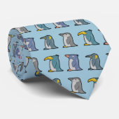 Stropdas Penguins Pattern (Opgerold)