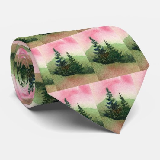 Stropdas Pijn Tree (Opgerold)