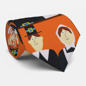 Stropdas PILGRIM PEOPLE (Happy Thanksgiving) (Opgerold)