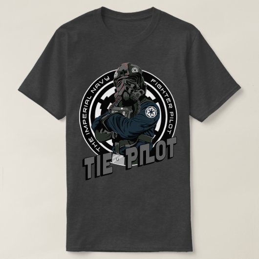 STROPDAS Pilot Crest T-shirt (Design voorkant)