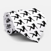 stropdas "Pin-Up Girl Silhouette" (Opgerold)