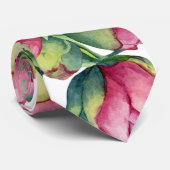 Stropdas Pink Peony Bulbs (Opgerold)