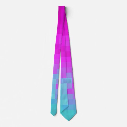 Stropdas Pixel Wave (Achterkant)