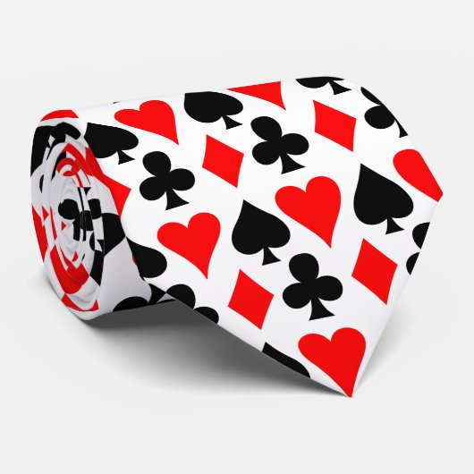 Stropdas Poker (Opgerold)