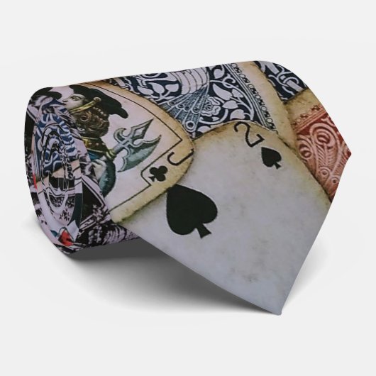 stropdas "Poker" (Opgerold)