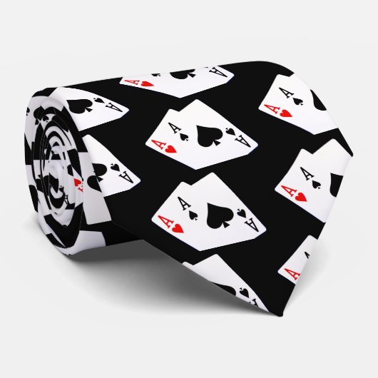 Stropdas Poker (Opgerold)