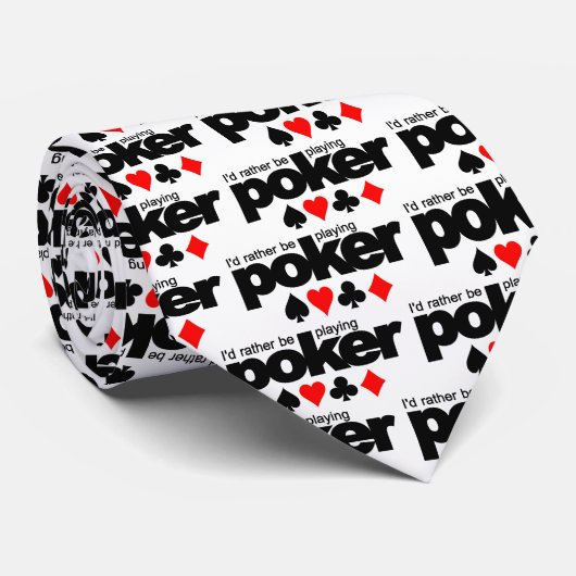 Stropdas Poker (Opgerold)