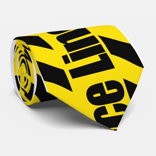 Stropdas politie (Opgerold)