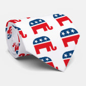 Stropdas politieke partij (Opgerold)