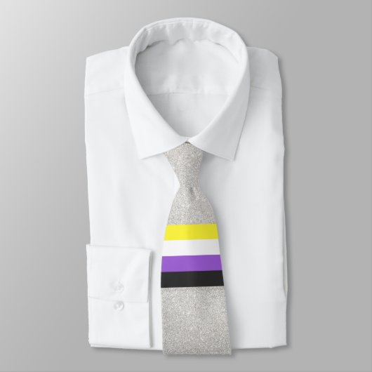 Stropdas Pride Non-Binary Rainbow LGBTI (Gebonden)