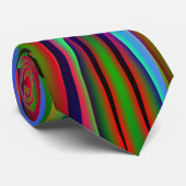 Stropdas: Psychedelische duizendpoot Stropdas (Opgerold)