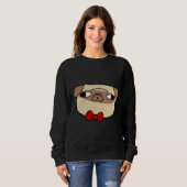 Stropdas Pug Face Classic T-Shirt 598 (Voorkant volledig)
