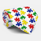 Stropdas puzzelstukjes (Opgerold)