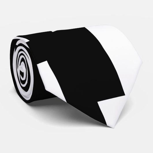 Stropdas QR-codepatroon (Opgerold)