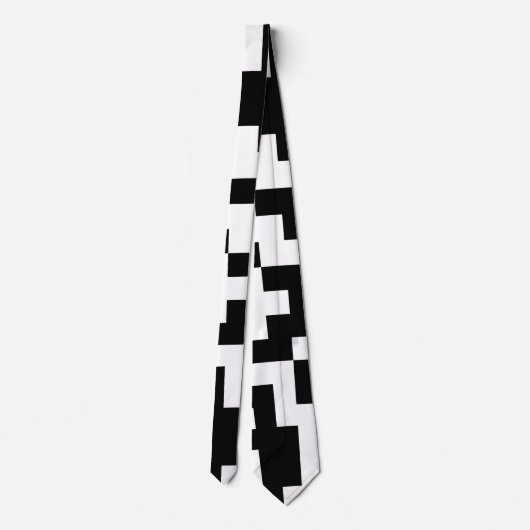 Stropdas QR-codepatroon (Achterkant)