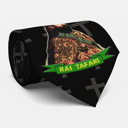 Stropdas Ras Tafari (Opgerold)