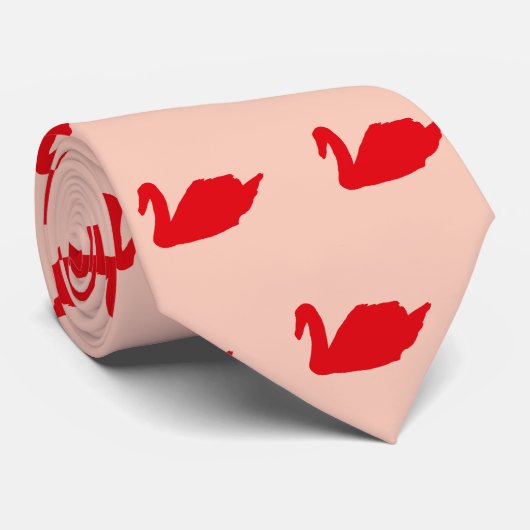 Stropdas Red Swan (Opgerold)