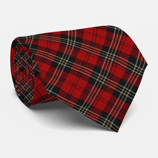 Stropdas - Red Tartan Macpherson Clan (Opgerold)