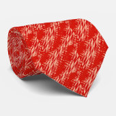 Stropdas reflecties - rood (Opgerold)