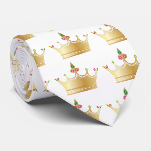 Stropdas Regale kroon (Opgerold)