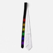 Stropdas regenboogatoms (Achterkant)