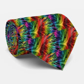 Stropdas regenboogbladeren (Opgerold)